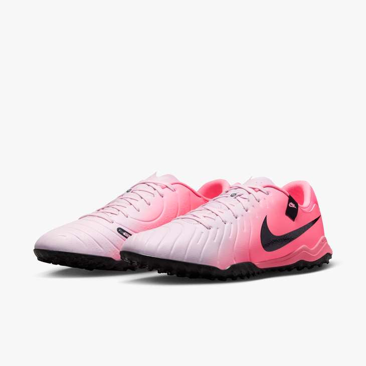 Nike Tiempo Legend 10 Academy TF Turf Soccer Shoes for Men & Women - Pink Foam - Artificial Grass Football Cleats for Training & Matches