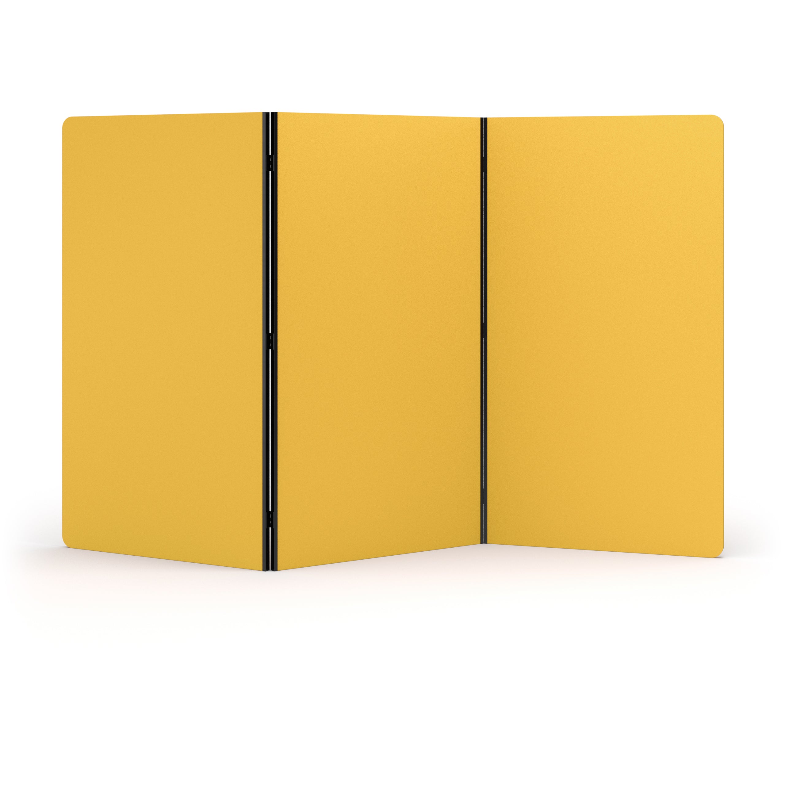 3-Panel Acoustic Freestanding Partition Screen - 1800mm x 1000mm x 12mm Each - Noise Reducing Room Divider for Office, Home & Studio - Multiple Color Options