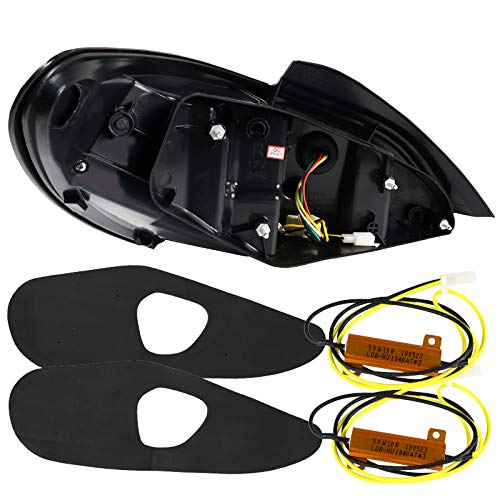 10-16 Genesis Coupe LED Sequential Turn Signal Tail Brake Lights - Pearl Black | Plug & Play Installation | Upgrade Your Ride's Style & Safety for Night Driving & Car Shows