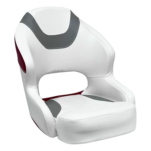 Brite White/Grey/Dark Red