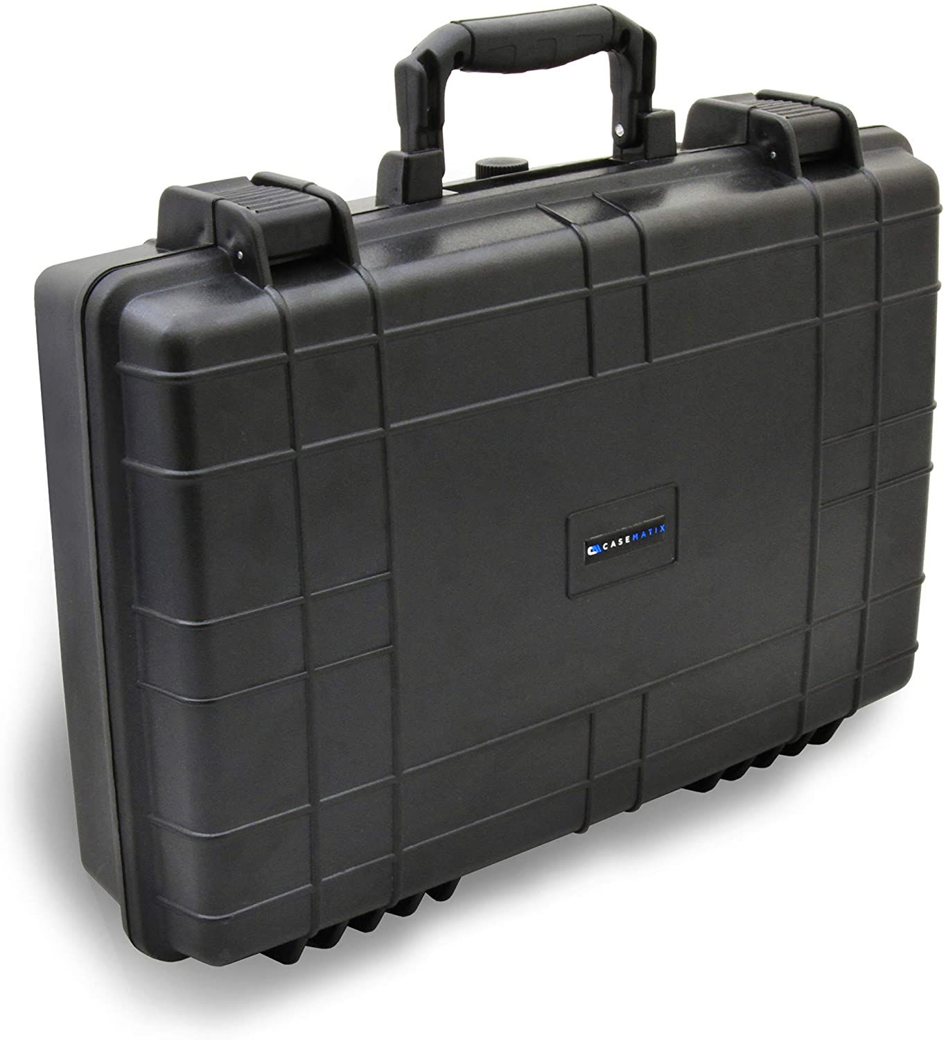 CASEMATIX Waterproof Hard Carry Case with Padded Foam for Rode Rodecaster Pro Podcast Production Studio - Durable Protection for Podcast Equipment & Travel Use