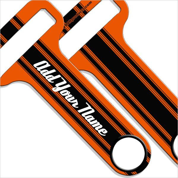Customizable HAMMERHEAD™ Bottle Opener with Racing Stripes - Perfect for Parties, BBQs, and Outdoor Adventures - Durable and Stylish Bottle Opener for Beer, Soda, and More