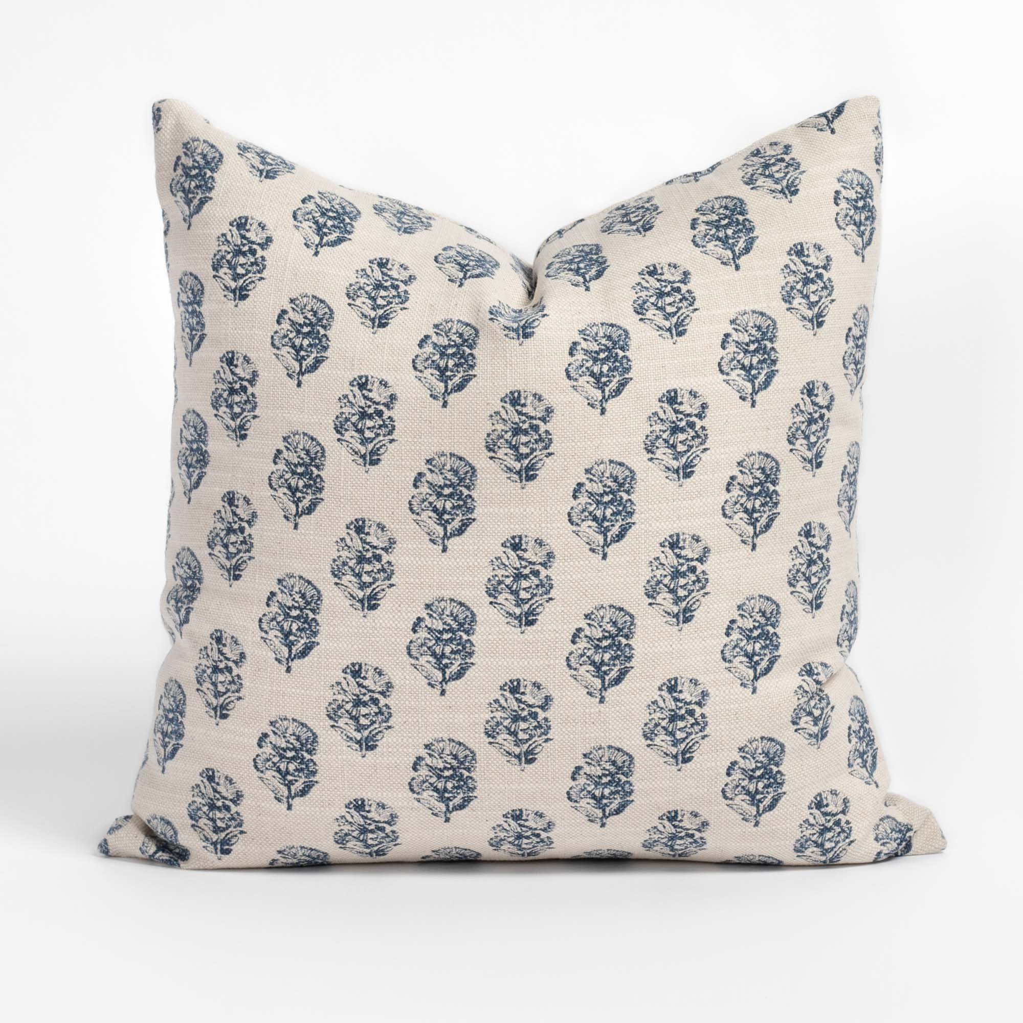 Zola Handmade Block Print Fabric - 100% Cotton Indigo Blue Textile for Quilting, Dresses & Home Decor | Perfect for Boho Chic & DIY Craft Projects