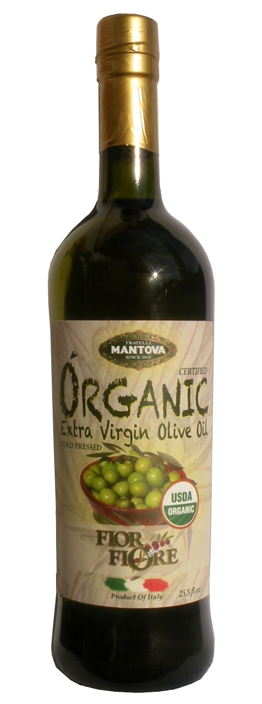Organic Mantova Extra Virgin Olive Oil 25.5 oz - Cold Pressed, Non-GMO, Pesticide-Free, USDA Certified Organic - Perfect for Cooking, Salad Dressing & Healthy Recipes