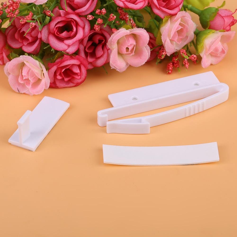 4PCS Invisible Baby Safety Drawer Locks - Childproof Sliding Cabinet & Closet Locks for Home Security - Perfect for Nursery, Kitchen & Bathroom Safety