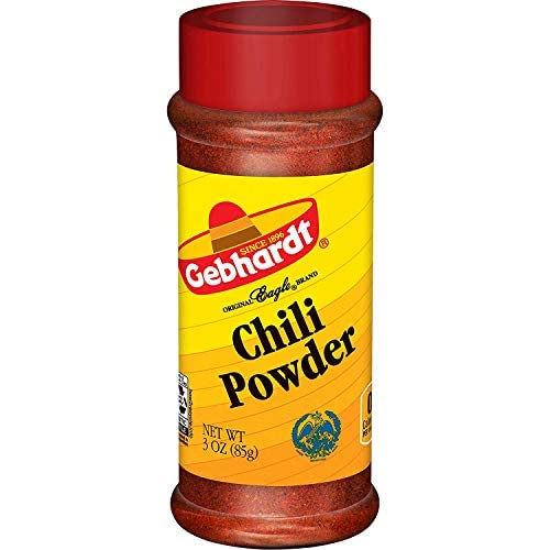 Gebhardt Chili Powder, 3 oz (Pack of 3) | Premium Mexican Spice Blend for Cooking, Seasoning & BBQ | Perfect for Tacos, Chili & Grilling