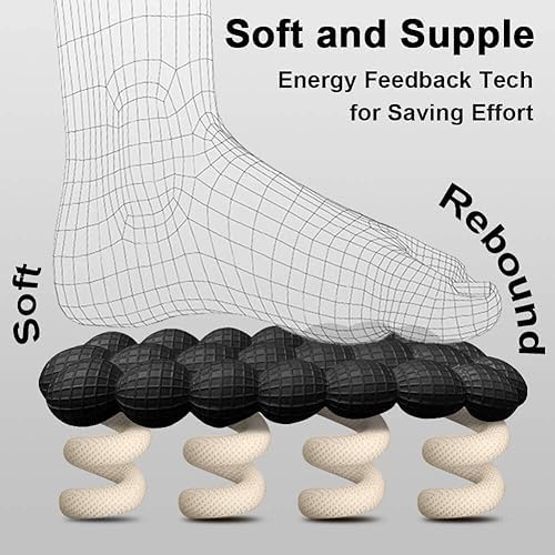 Bubble Slides Massage Slippers for Women & Men - Non-Slip Spa & Gym Slippers with Soft Pillow Support - Stress Relief & Foot Relaxation - Perfect for Home, Spa, Yoga, and Post-Workout Recovery
