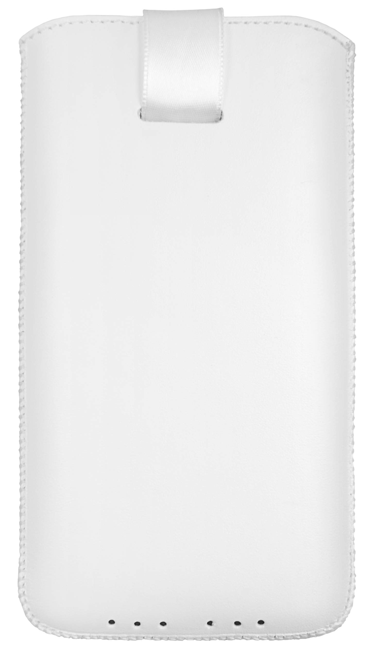 Premium Mumbi Genuine Leather Case for Apple iPhone 11 Pro Max - Slim Protective Cover with Soft Inner Lining (White) - Perfect for Business Professionals & Everyday Use