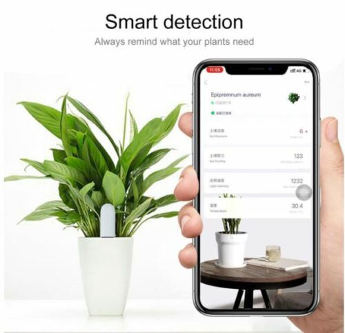 Smart Plant Soil Moisture Monitor - Digital Soil Tester for Indoor/Outdoor Plants, Garden & Lawn Care - Perfect for Home Gardening, Greenhouse & Farm Use