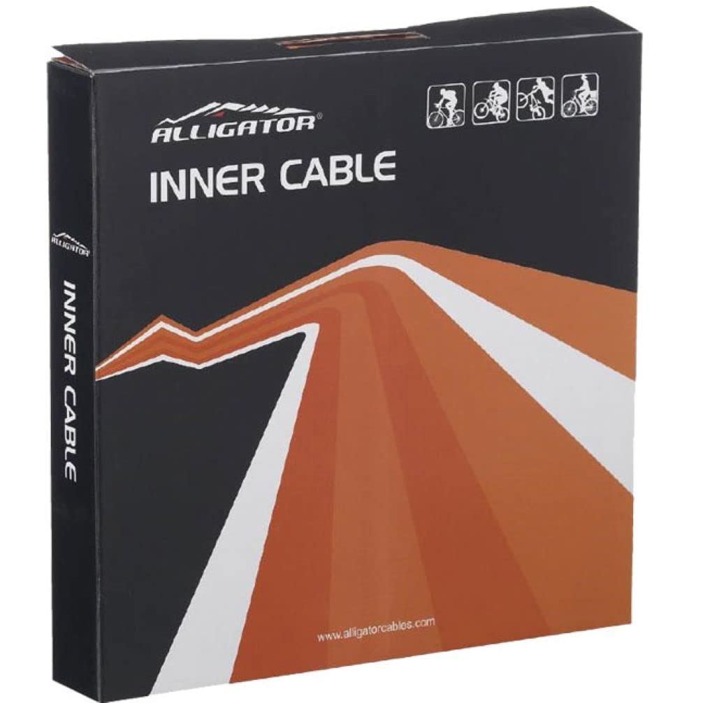 100Pc Stainless Steel Slick Derailleur Cables for Bikes - Durable & Smooth Shifting - Perfect for Mountain Bikes, Road Bikes & Cycling Maintenance