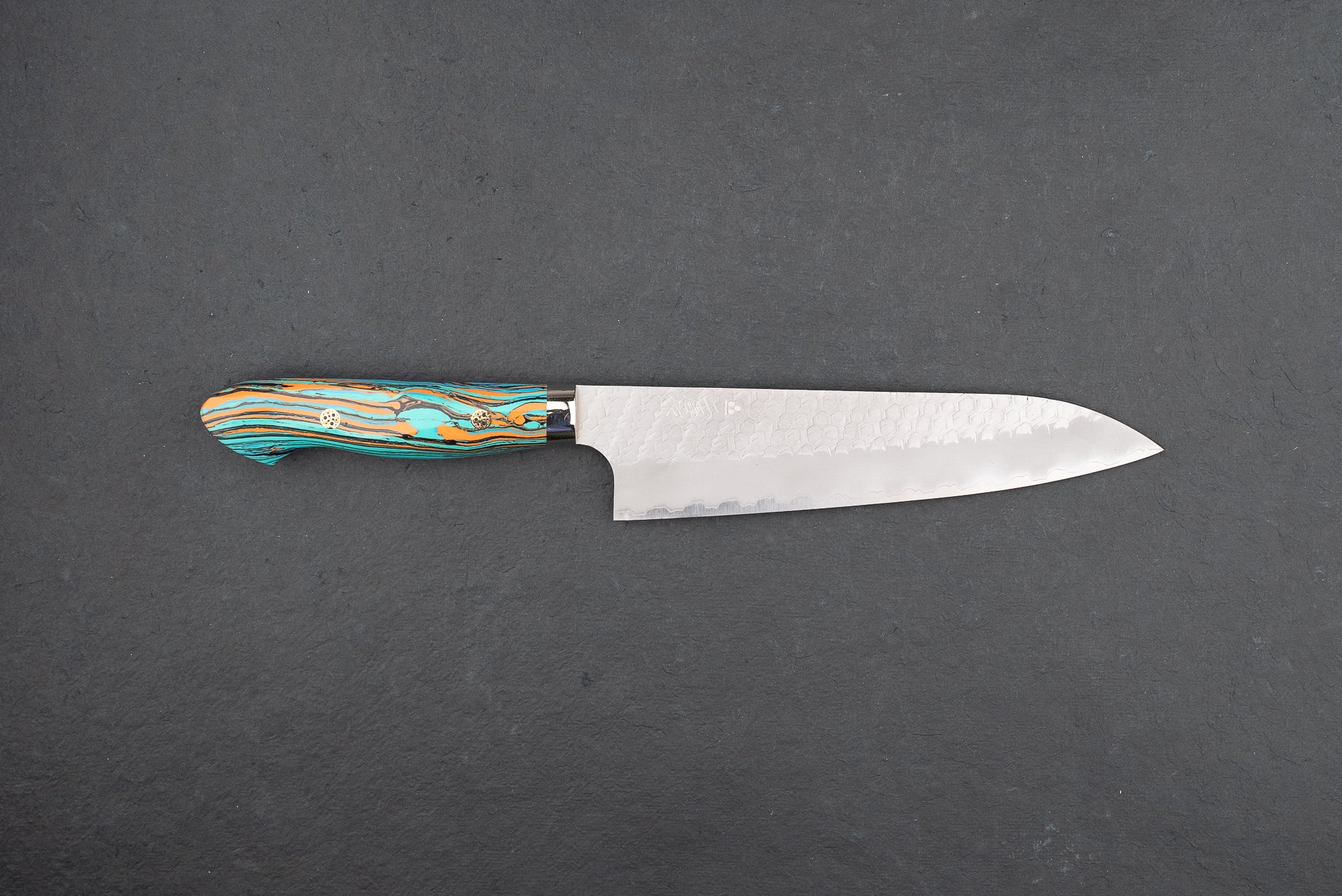 Nigara SG2 Migaki Tsuchime 210mm Japanese Gyuto Chef Knife - Premium Stainless Steel Kitchen Knife for Professional Chefs & Home Cooking, Perfect for Slicing, Dicing & Chopping Vegetables, Meat & Fish