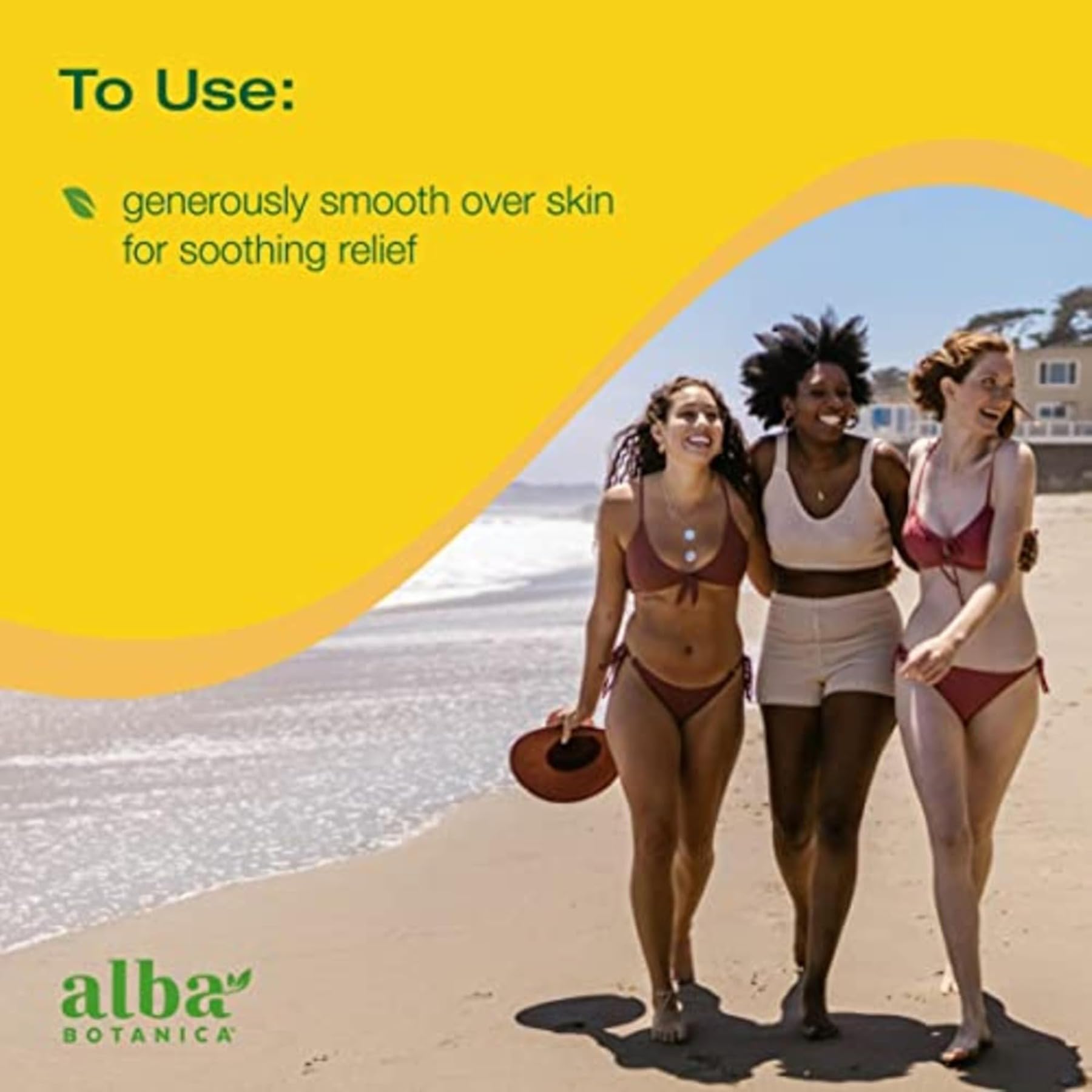 Alba Botanica 100% Pure Aloe Vera Gel for Face & Body - 8 fl oz Cooling After Sun Treatment with 80% Organic Aloe - Soothes Sunburn, Hydrates Skin - Perfect for Sun Care, Post-Workout Recovery & Daily Moisturizing