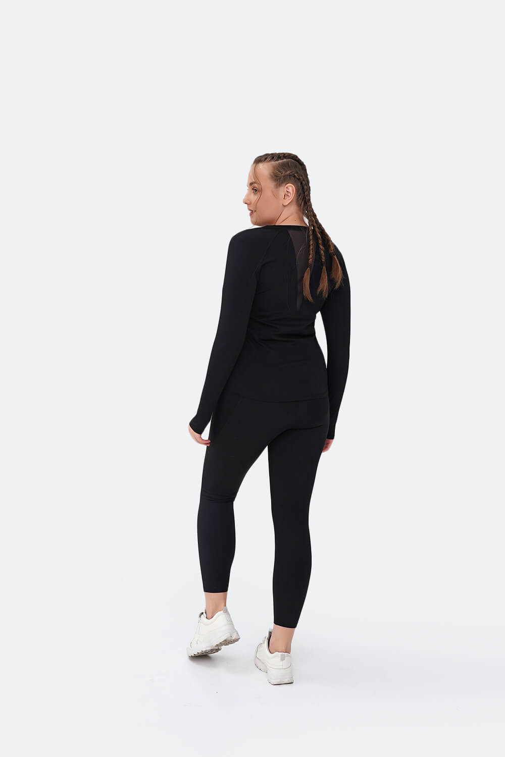 Total Black Long Sleeve Shirt for Men & Women | Comfortable Cotton Blend T-Shirt | Perfect for Casual Wear, Work & Outdoor Activities