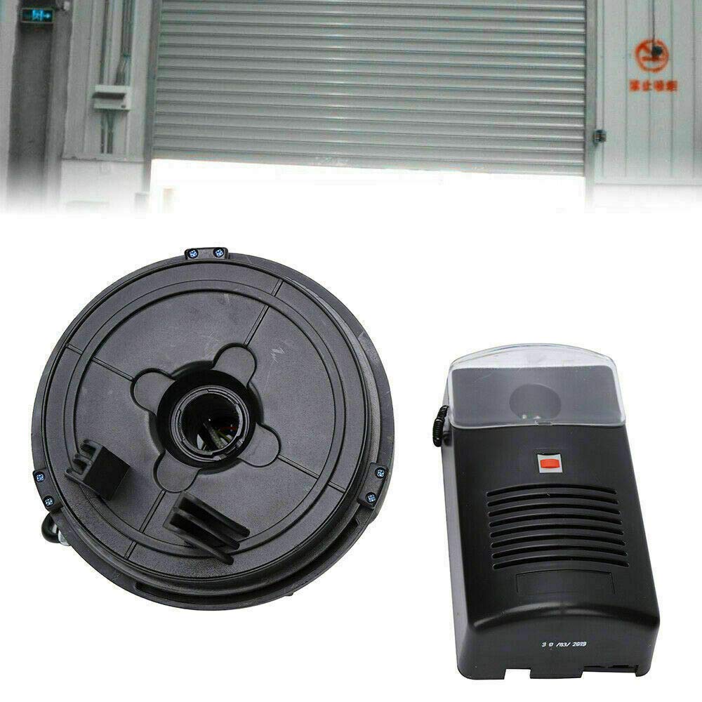 250N Electric Garage Roller with Remote Control - Heavy Duty Automatic Rolling Shutter Opener Kit (Includes 2 Remotes + Control Box) - Perfect for Home, Warehouse and Commercial Garage Doors