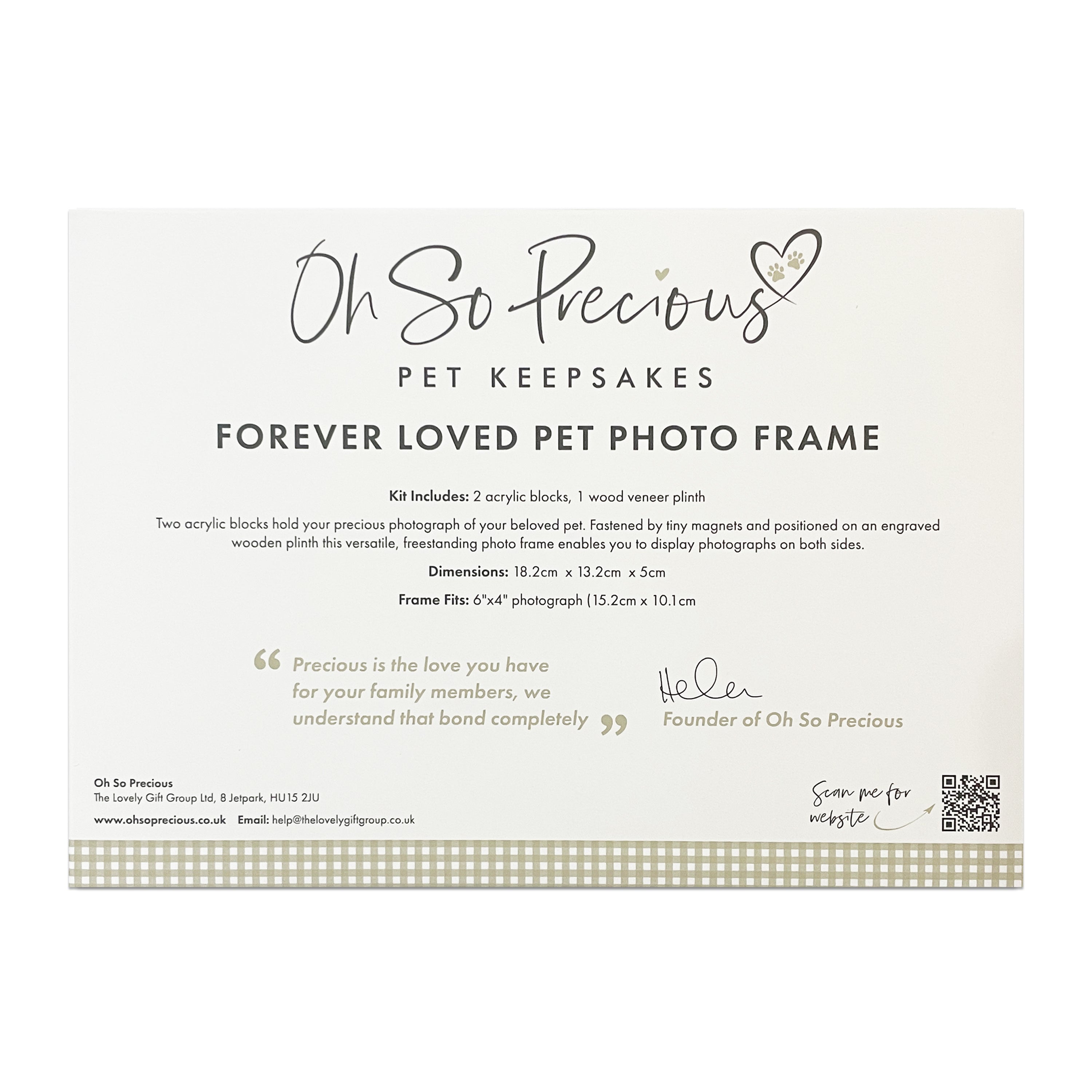 Personalized Forever Loved Pet Photo Frame - Custom Engraved Memorial Picture Frame for Dogs & Cats - Perfect for Pet Loss Gifts & Home Decor