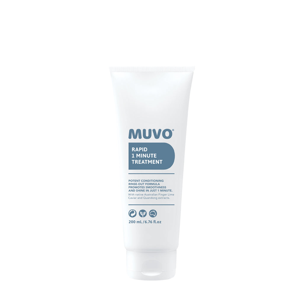 Muvo Rapid Rinse 1 Minute Hair Treatment - Quick Deep Conditioning for Damaged Hair - Perfect for Salons & Home Use After Coloring or Heat Styling