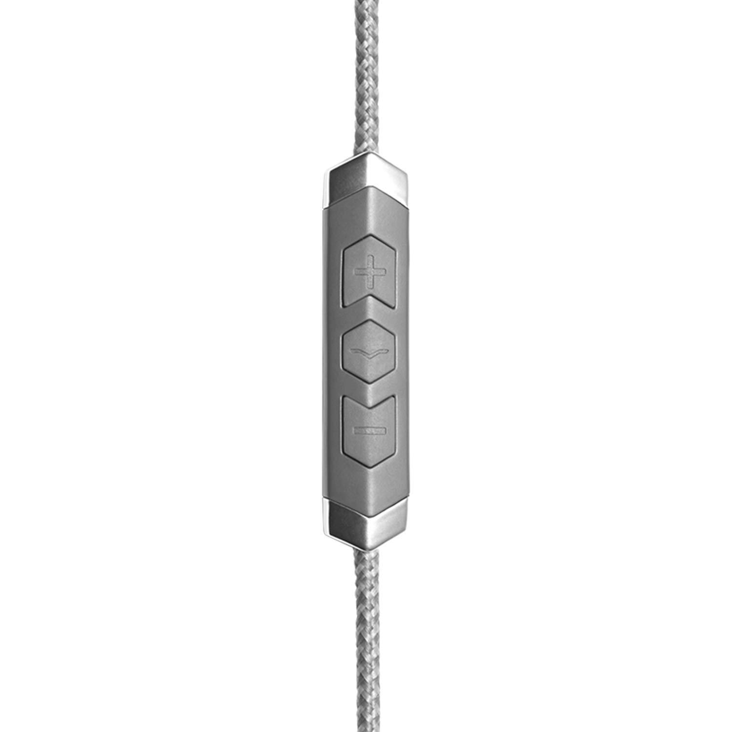 V-MODA Speakeasy DAC/AMP 3-Button Lightning Cable for iPhone - Hi-Fi Audio Adapter with Volume Control (Grey) - Perfect for Music Lovers, DJs & Audiophiles on the Go