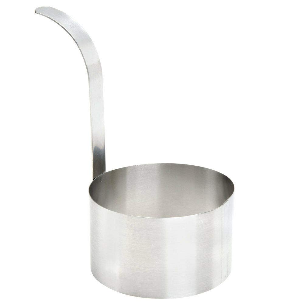 6-Inch Stainless Steel Funnel Cake Mold - Commercial Deep Fryer Donut Ring for Perfect Funnel Cakes, Churros & Fried Dough | Ideal for Carnivals, Fairs & Food Trucks
