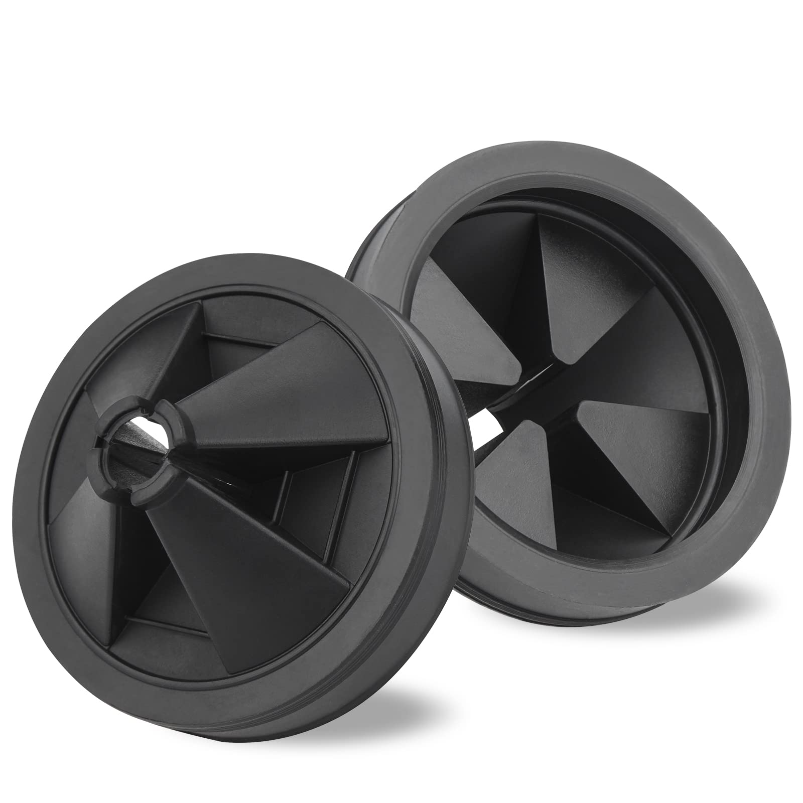 Upgraded 2-Pack EPDM Rubber Sink Baffle Splash Guard - 3 1/8