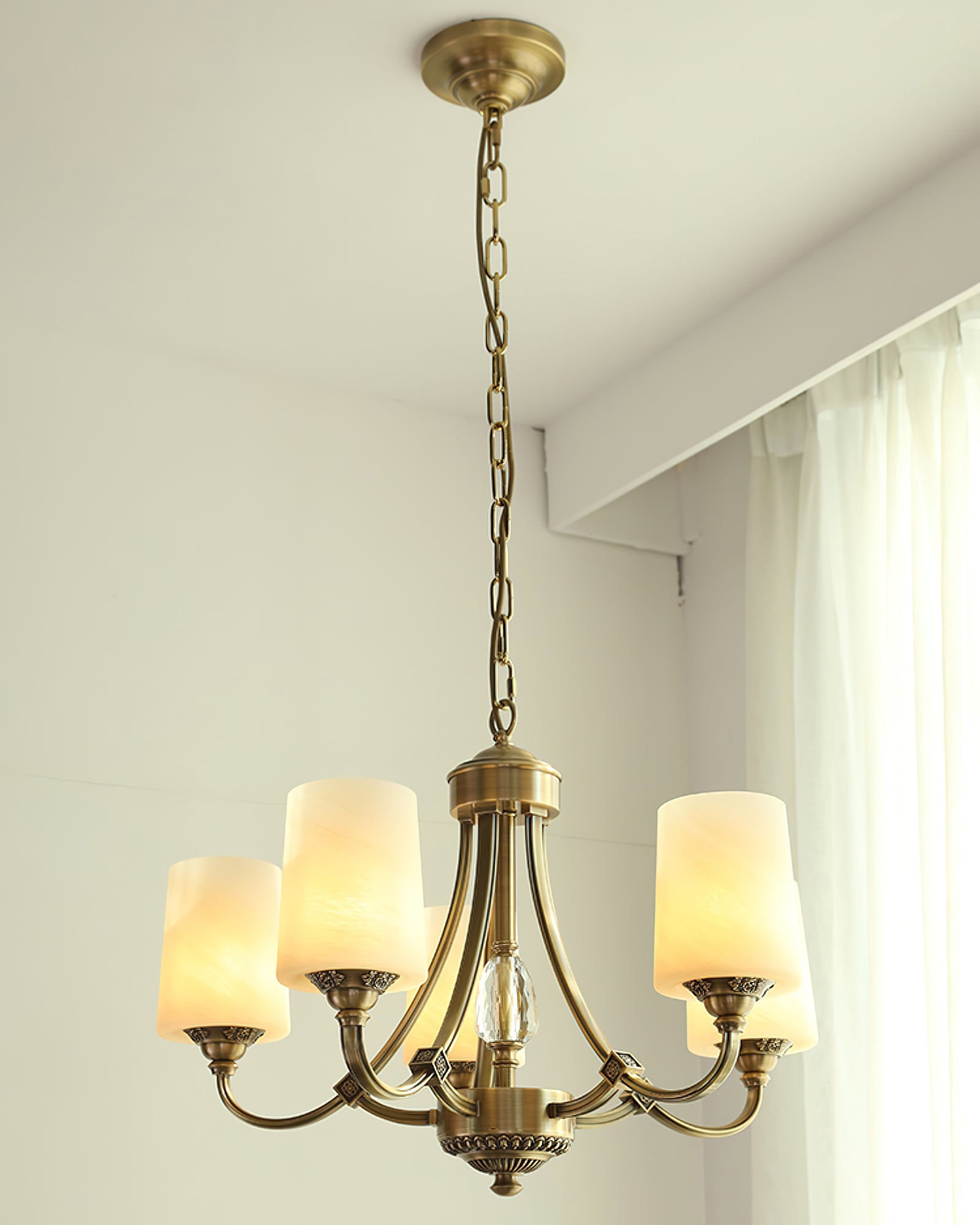 Etesian Crystal Chandelier - Modern Luxury Ceiling Light Fixture for Dining Room, Living Room & Bedroom | Elegant Home Decor Lighting for Wedding, Hotel & Restaurant