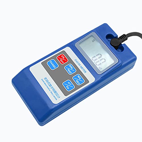 WT10A Handheld Digital Gauss/Tesla Meter - 2000mT Magnetic Field Tester with Data Hold, Peak Value, Auto Zero & mT/Gs Switch | Perfect for Testing Permanent Magnets, Motors, Speakers & Industrial Applications | Portable, Lightweight & Easy to Use