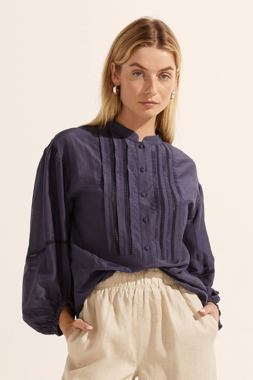 Zoe Kraztmann Solace Top Women's Fashion Blouse - Elegant Casual Wear for Office, Date Night & Everyday Outfits