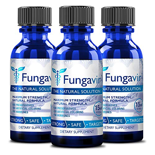 Best Anti-Fungal Nail Treatment for Toenails & Fingernails - Fast Acting Nail Fungus Solution to Stop & Prevent Infections - 3 Pack for Home & Travel Use