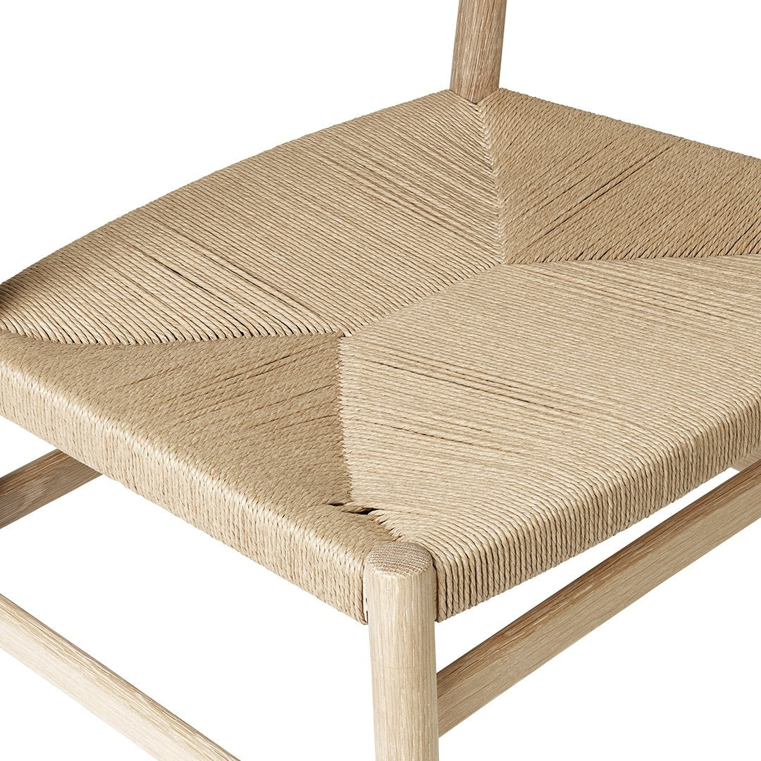 Arv Dining Chair with Paper Cord Seat - Modern & Durable Scandinavian Style Dining Chair for Kitchen, Dining Room, or Breakfast Nook