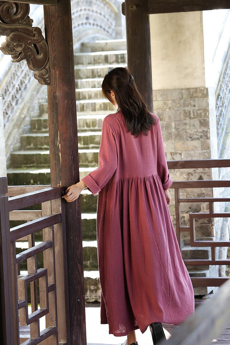 Women's Summer Shirt Dress - Soft Cotton Casual Dress for Everyday Wear | Perfect for Beach, Office & Weekend Outings