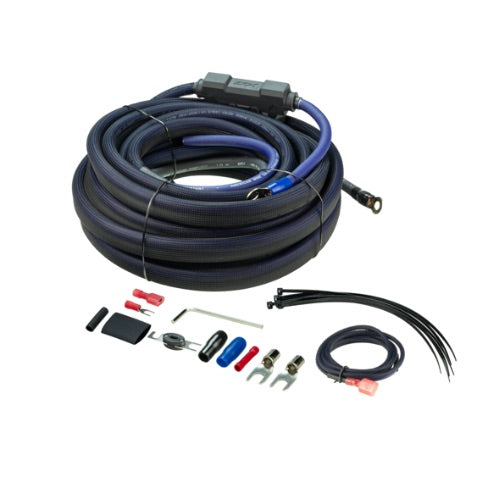EFX by Scosche RPAK4PS26 4 Gauge OFC Marine & Car Amplifier Kit - 26ft Power Cable for Boats, ATVs, Motorcycles & Audio Systems | High-Performance Amp Wiring Kit for Marine & Automotive Use