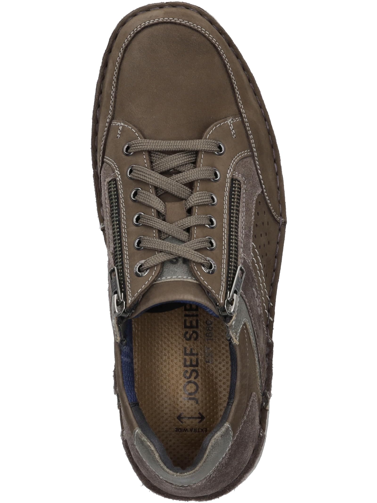 Josef Seibel Men's Derby Shoes - Classic Leather Slip-On Loafers for Business & Casual Wear - Comfortable & Stylish Footwear for Office, Travel & Everyday Use