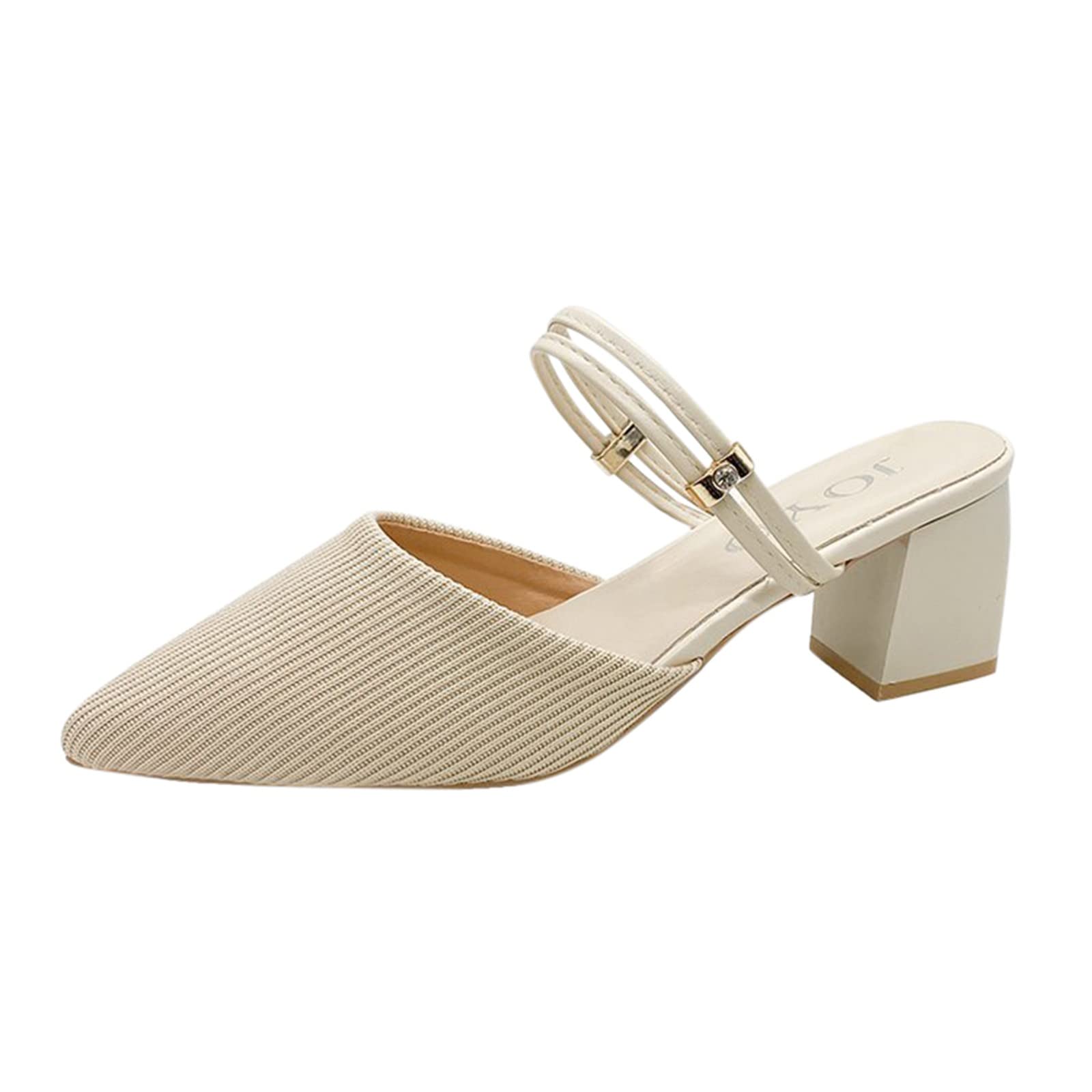 Breathable Women's Casual Slip-On Pumps - Low Heel Comfortable Shoes for Outdoor Fashion & Leisure | Perfect for Walking, Travel & Everyday Wear