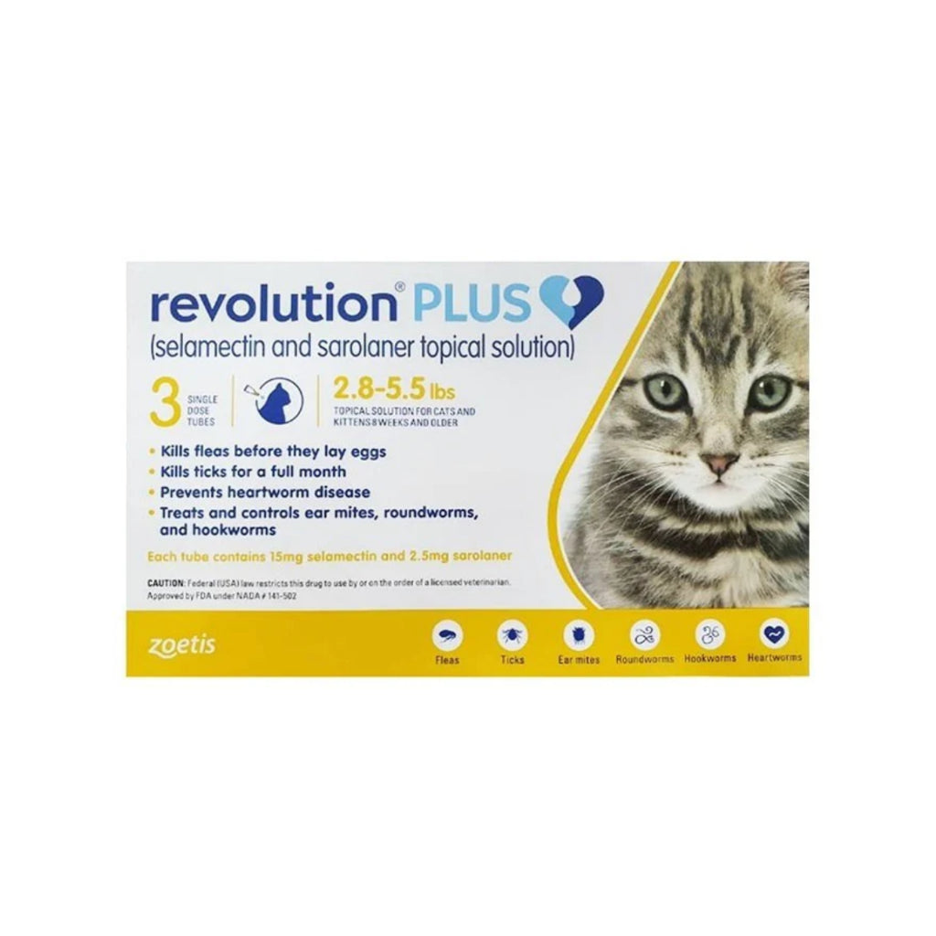 FDA Approved Revolution for Dogs & Cats - Flea & Worm Prevention Topical Treatment | Vet Recommended Spot-On Solution for Puppies, Kittens & Adult Pets | Home & Travel Protection