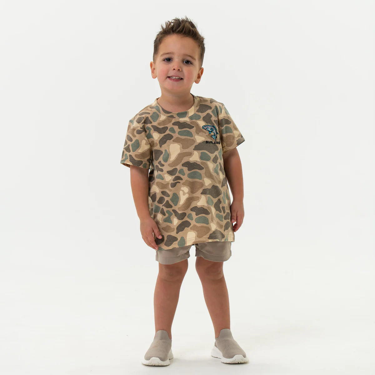 Burlebo Pintail Camo Short Sleeve T-Shirt for Men - Comfortable Hunting & Outdoor Casual Wear - Perfect for Camping, Fishing & Adventure Activities