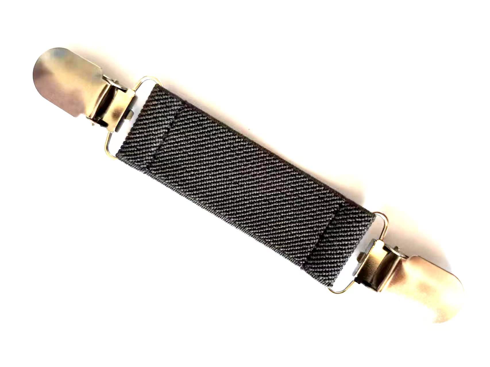 Premium Heavy-Duty Stainless Steel Bed Sheet Fasteners & Hat Clips - Double Elastic Strap Clips for Mattress, Clothing & Accessories - Perfect for Home, Travel & Camping Use