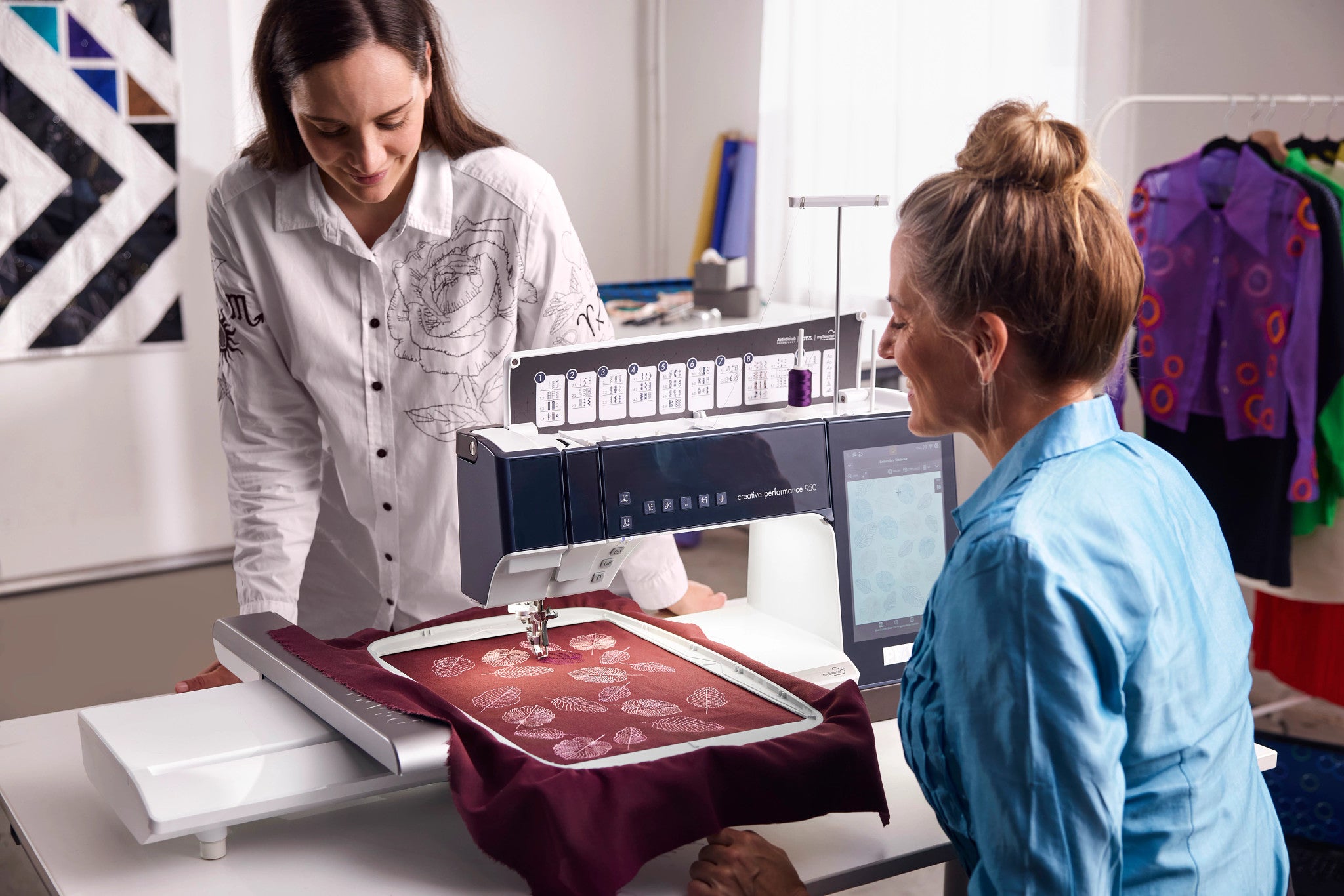 Pfaff Creative Performance 950 Sewing and Embroidery Machine - Professional Quilting, Fashion Design & Home Decor Projects