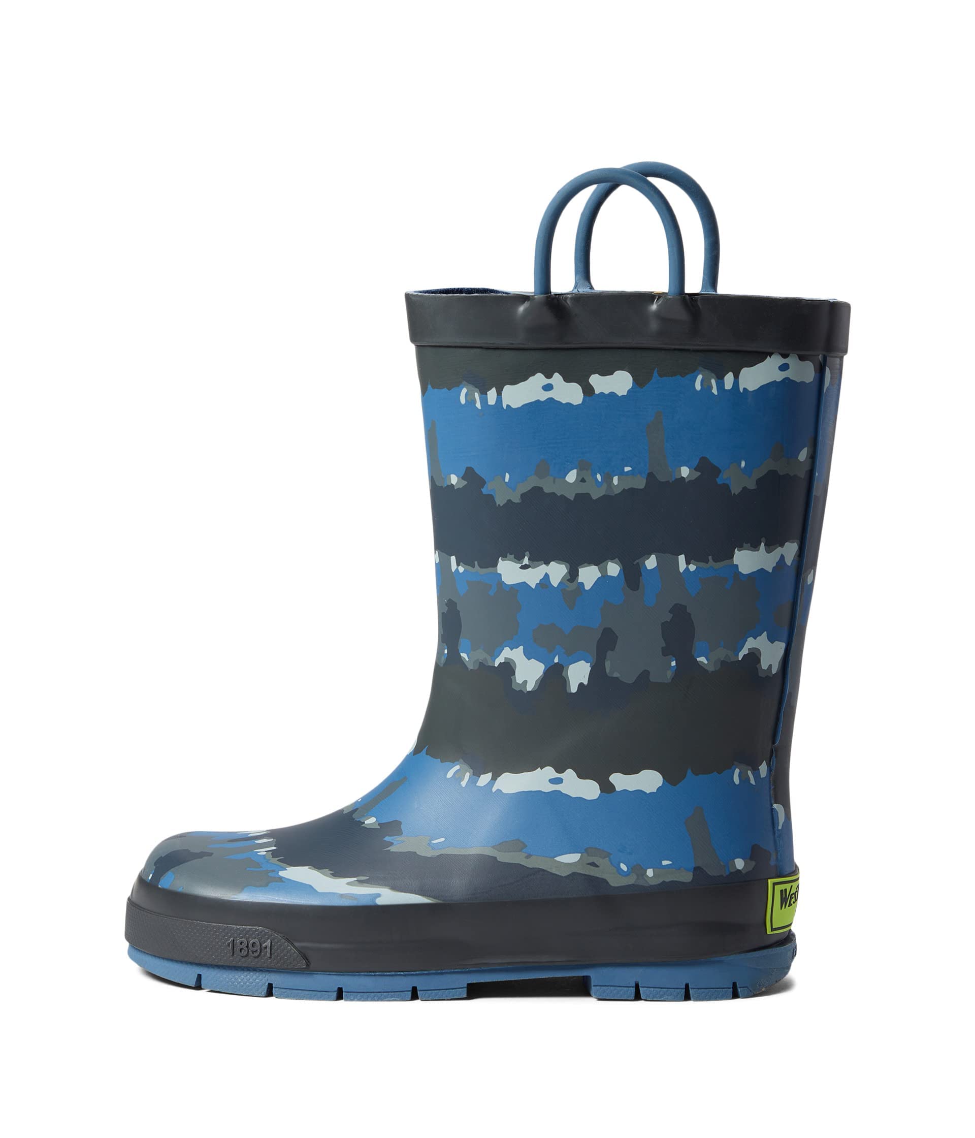 Western Chief Boys Tie-Dye Dude Rain Boots - Waterproof Rubber Rain Boots for Toddler, Little Kid & Big Kid - Perfect for Puddles, Playground & Outdoor Adventures