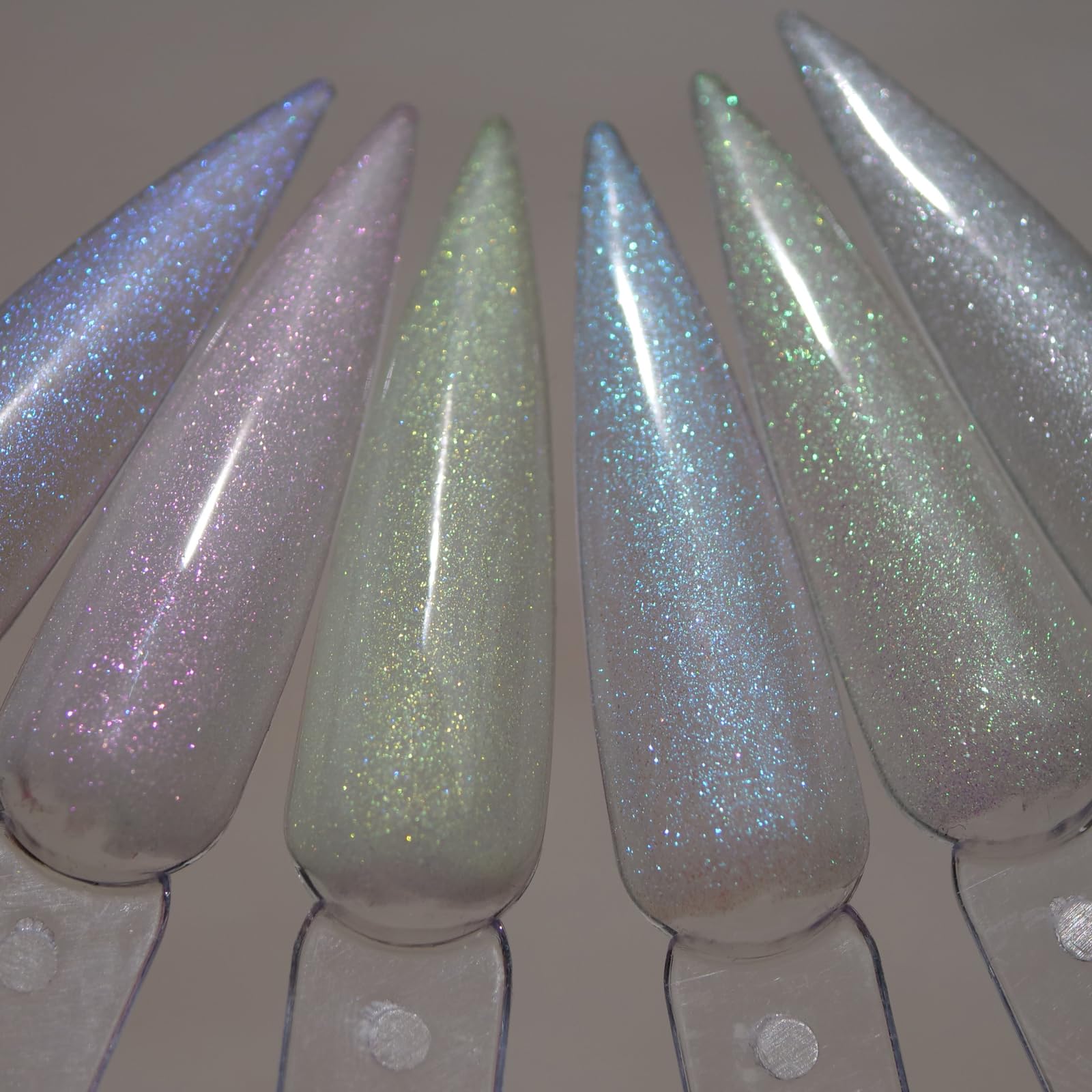 Glow in The Dark Gel Nail Polish Set - 6 Semi-Transparent Colors with Sparkling Glitter Top Coat | Long-Lasting UV/LED Nail Art for Parties, Halloween & Night Events