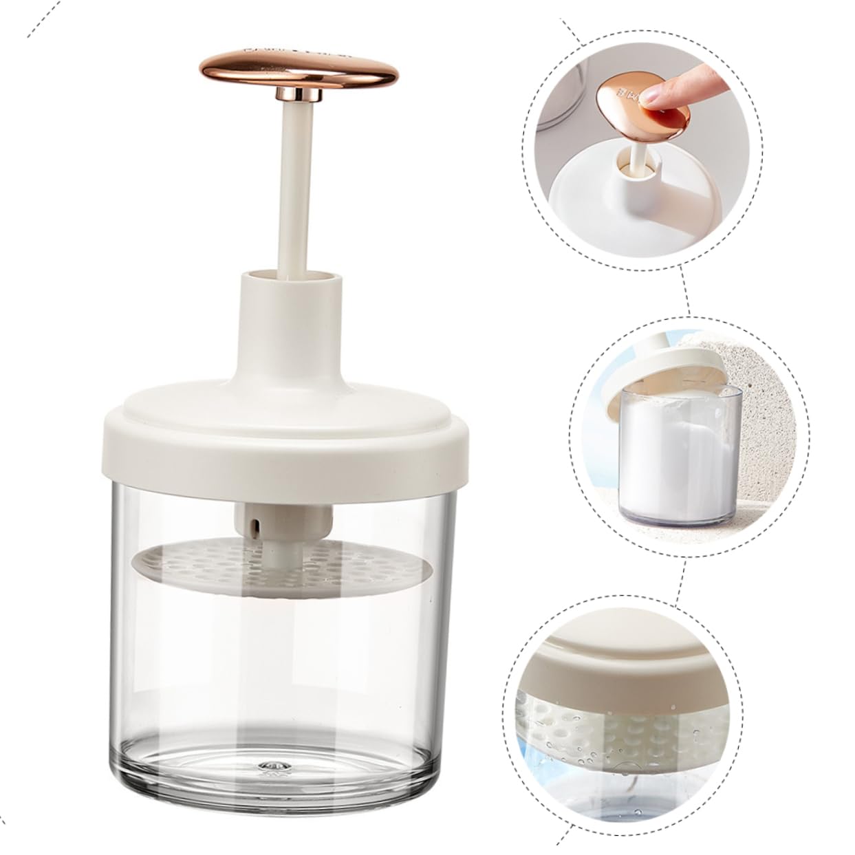 Bubbler Face Foam Maker - Skin Care & Facial Cleansing Tool, Marshmallow Foam Maker for Gentle Face Wash & Shower, Soap Bubble Maker with PP White Bottle | Perfect for Daily Skincare Routine & Spa-Like Experience at Home