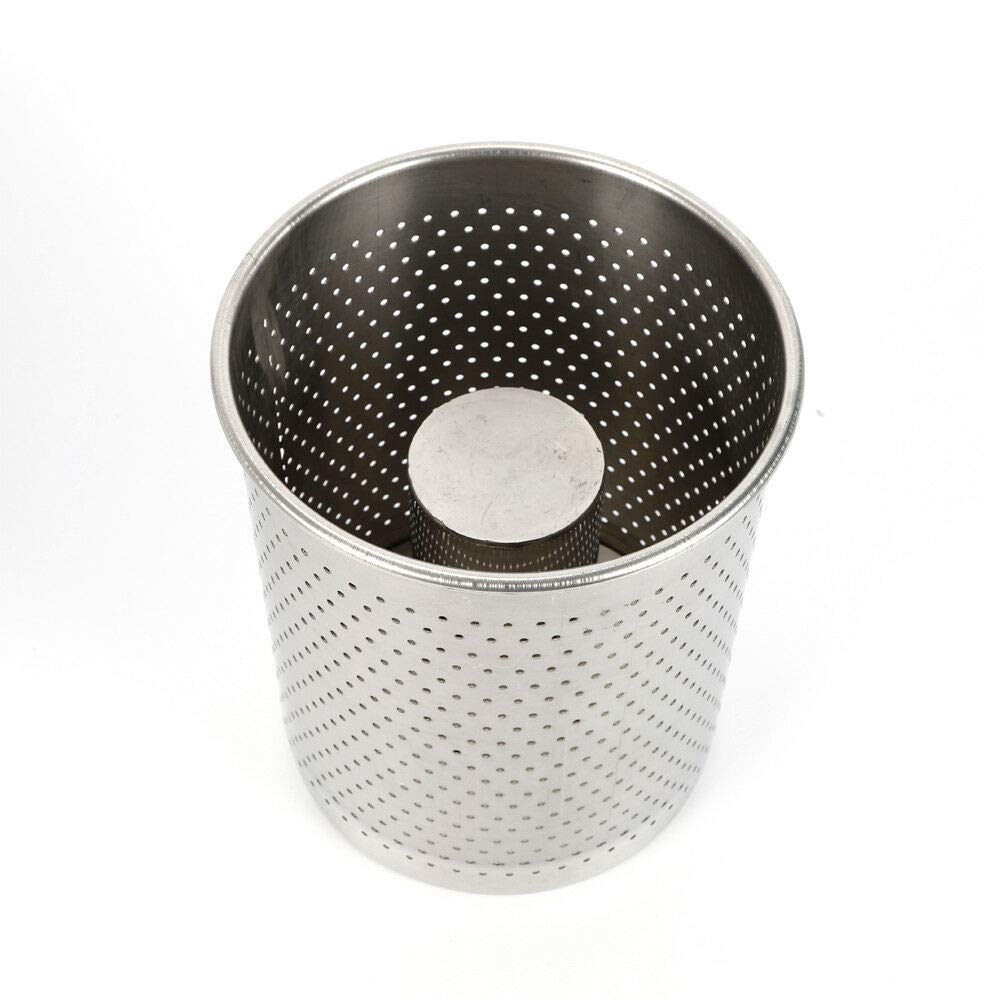 12L Stainless Steel Fruit Crusher & Wine Juice Press - Manual Grape Pulp Grinder, Apple Cider Juicer with Hydraulic Jack for Home Brewing & Winemaking