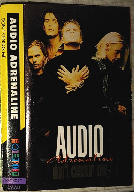 Audio Adrenaline - Don't Censor Me Cassette Album (DAA) - Near Mint or Mint Condition - Vintage Christian Rock Music for Collectors & Audiophiles