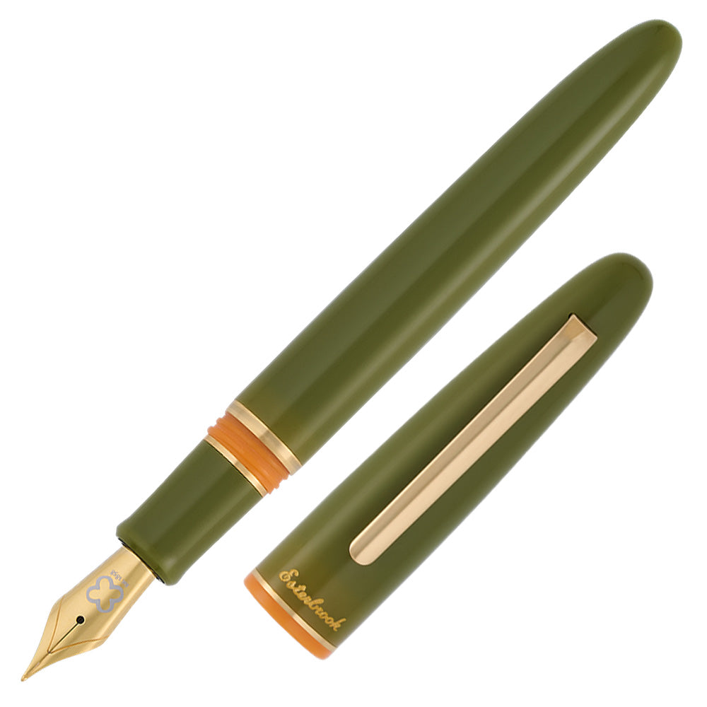 Esterbrook Estie Back to the Land Fountain Pen - Unique Leaf Design for Writing, Journaling & Gift Giving - Premium Handcrafted Calligraphy Pen for Professionals & Enthusiasts