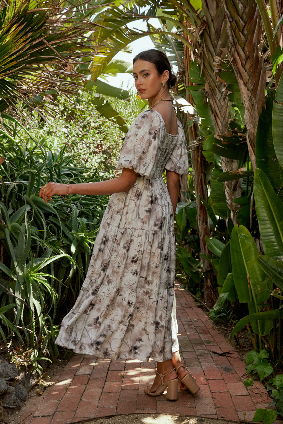 Gaudria Floral Maxi Dress for Women - Summer Boho Long Flowy Dress with Pockets - Perfect for Beach, Vacation & Outdoor Parties