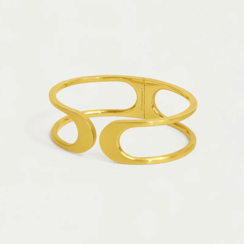 Dean Davidson Crosby Cuff Bracelet - Sterling Silver Adjustable Bangle for Women | Perfect for Everyday Wear, Office & Special Occasions
