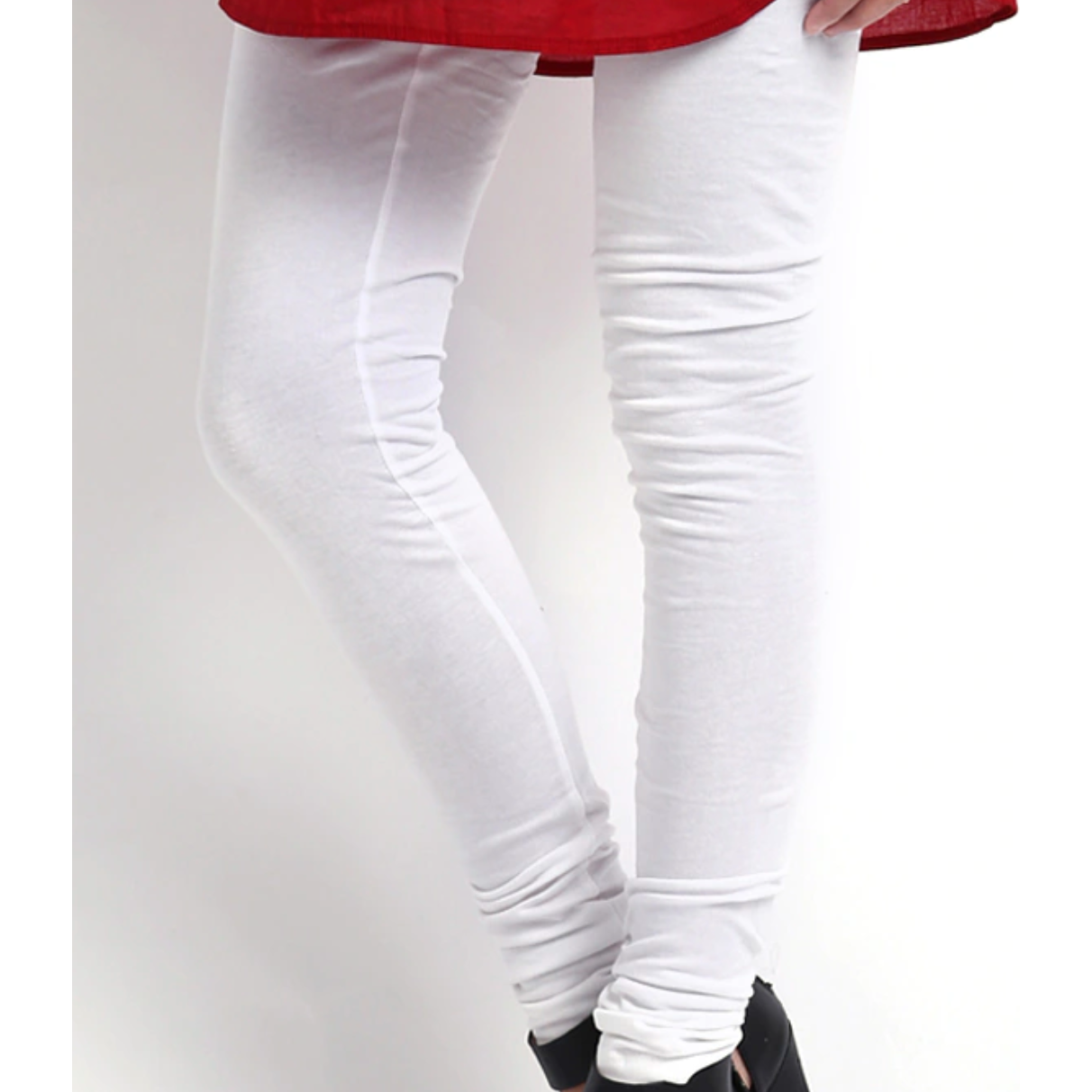 High Waist White Leggings for Women - Soft & Stretchy Yoga Pants, Workout Tights, Lounge & Running Bottoms