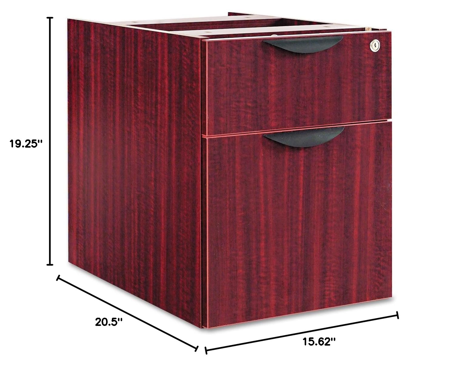 Alera Valencia Series 3/4 Box File Pedestal - 15 5/8