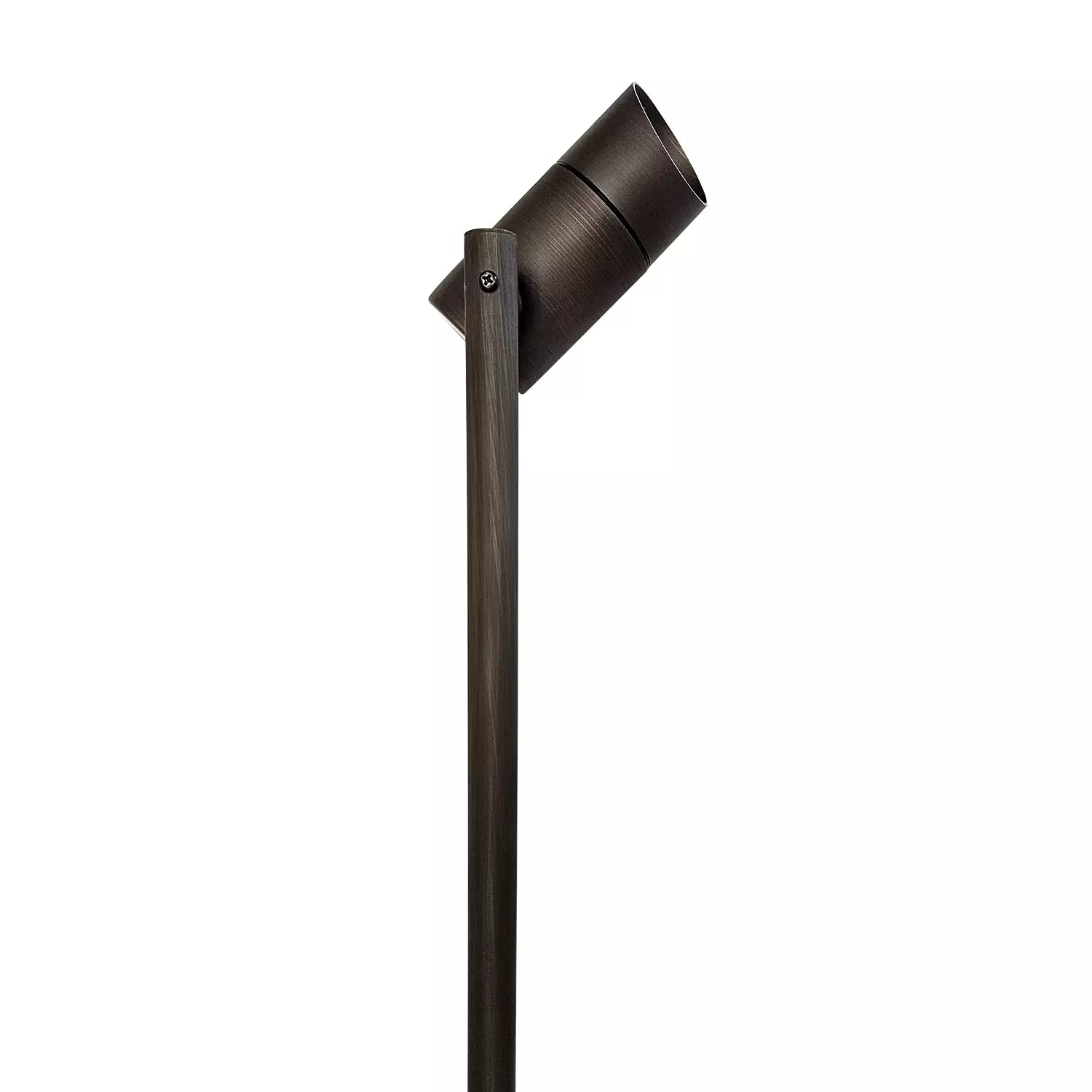 PL26B MR16 Solid Brass Path & Area Light - Light Bronze Finish Low Voltage Landscape Lighting for Garden, Yard, and Outdoor Walkway Illumination