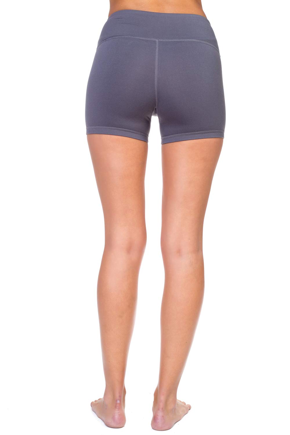AEKO Women's High Waisted Yoga Shorts - Workout Running Gym Booty Shorts for Women - Perfect for Yoga, Fitness, Running & Activewear