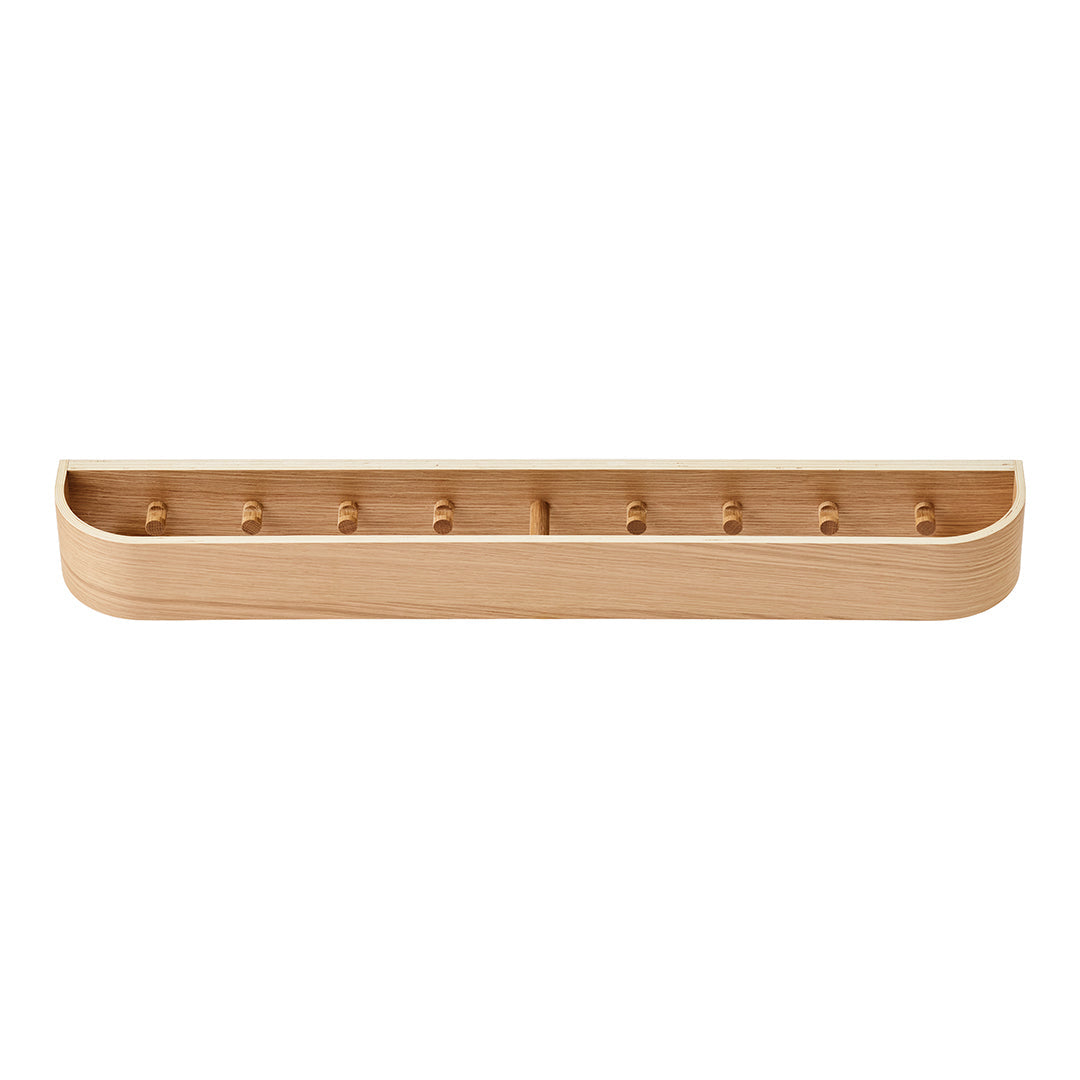 Nina Bruun Epoch Wooden Dish Rack - Modern Kitchen Organizer for Plates, Bowls & Utensils - Perfect for Small Spaces & Countertop Storage