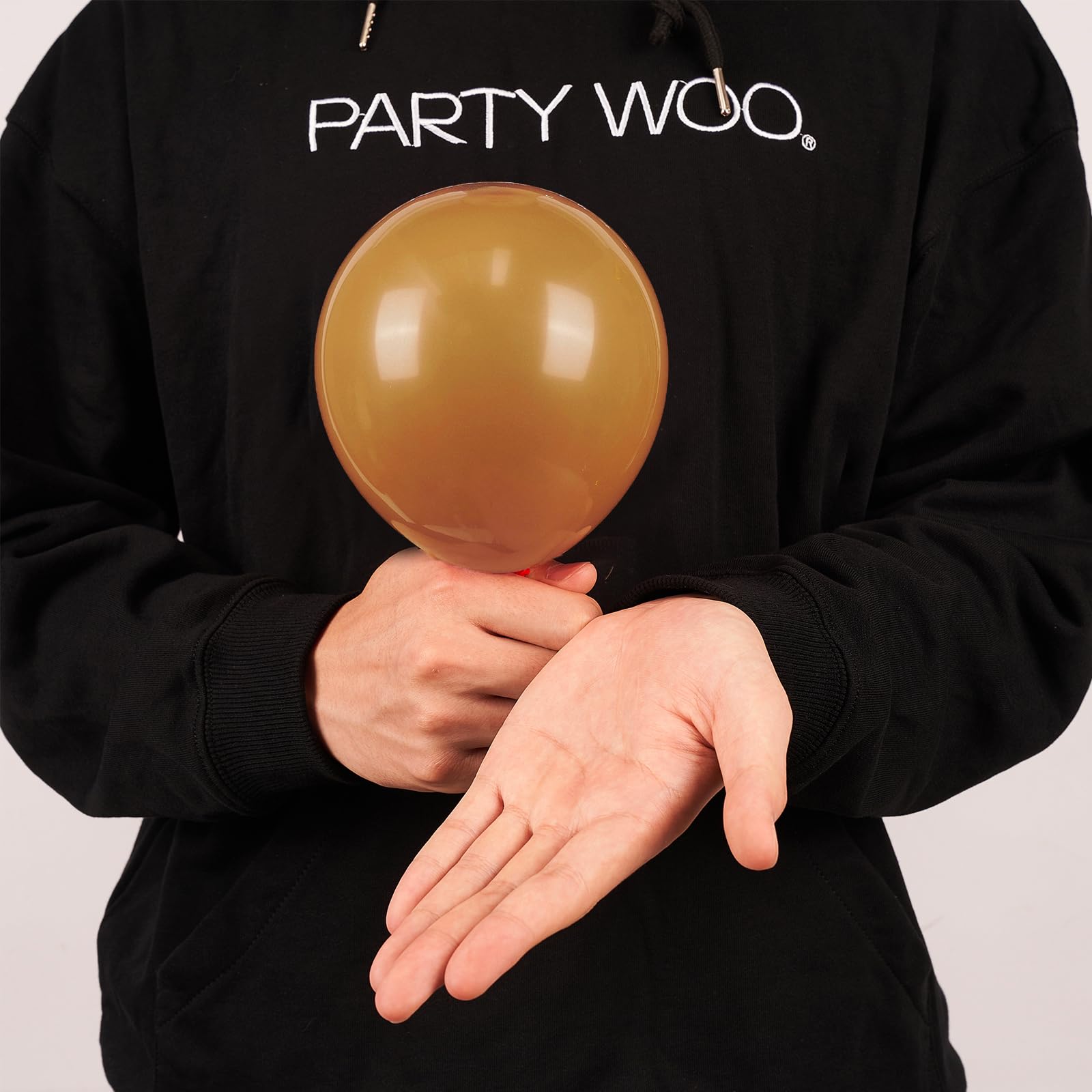 120 Pack 5 Inch Matte Caramel Brown Balloons for Balloon Garland & Arch - Boho Party Decorations, Birthday Wedding Decor (Brown-F10) - Perfect for Rustic Weddings, Baby Showers & Fall Themed Events